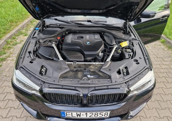 BMW Seria 5 cena 142900 przebieg: 125000, rok produkcji 2019 z Kcynia małe 596